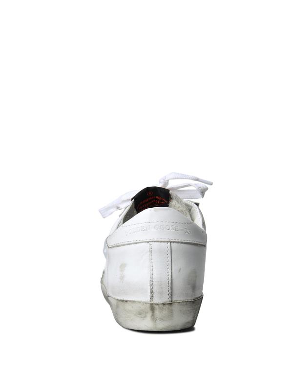 W. SNEAKERS SUPERSTAR_WHITE LEATHER/GOLD PAINT W. SNEAKERS SUPERSTAR_WHITE LEATHER/GOLD PAINT