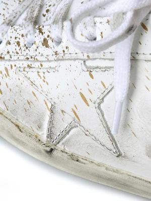 W. SNEAKERS SUPERSTAR_WHITE LEATHER/GOLD PAINT W. SNEAKERS SUPERSTAR_WHITE LEATHER/GOLD PAINT