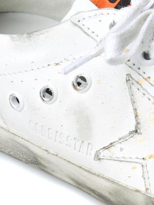 W. SNEAKERS SUPERSTAR_WHITE LEATHER/GOLD PAINT W. SNEAKERS SUPERSTAR_WHITE LEATHER/GOLD PAINT