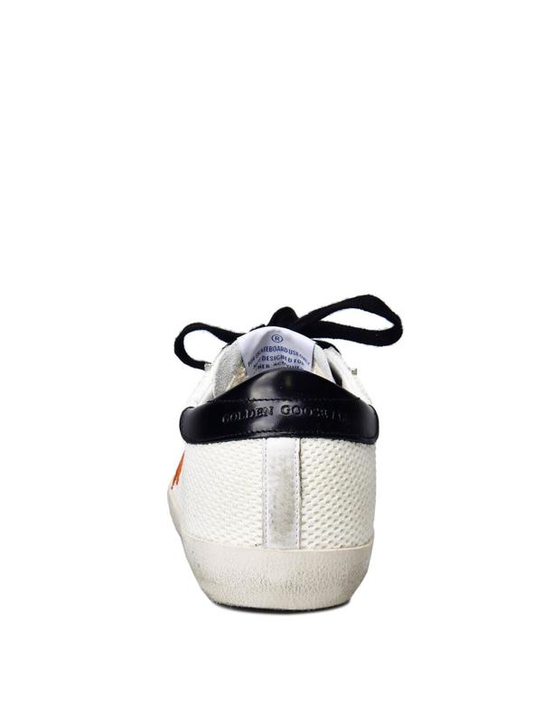 W. SNEAKERS SUPERSTAR_WHITE NET/ORANGE STAR W. SNEAKERS SUPERSTAR_WHITE NET/ORANGE STAR