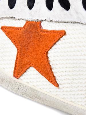 W. SNEAKERS SUPERSTAR_WHITE NET/ORANGE STAR W. SNEAKERS SUPERSTAR_WHITE NET/ORANGE STAR