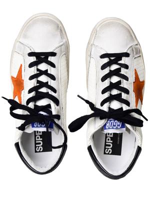 W. SNEAKERS SUPERSTAR_WHITE NET/ORANGE STAR W. SNEAKERS SUPERSTAR_WHITE NET/ORANGE STAR