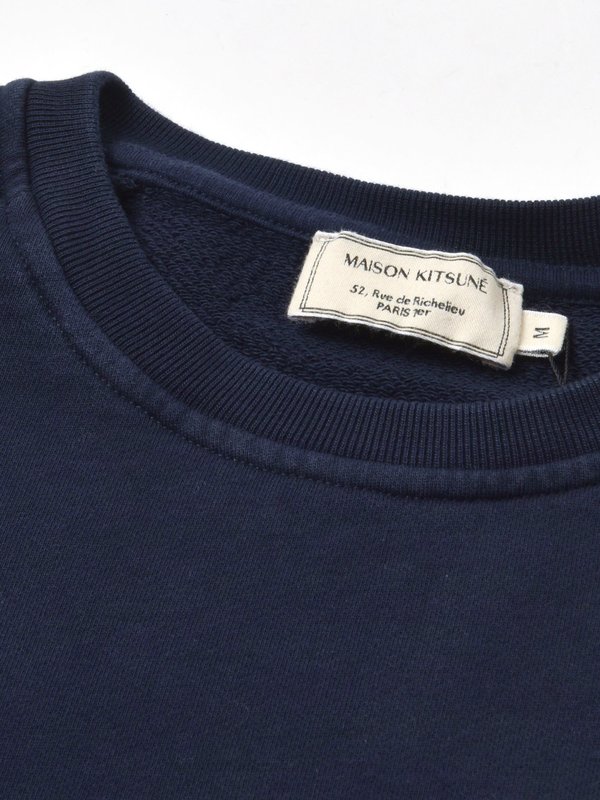 WOMEN_FOX HEAD PATCH ADJUSTED SWEATSHIRT_NAVY WOMEN_FOX HEAD PATCH ADJUSTED SWEATSHIRT_NAVY