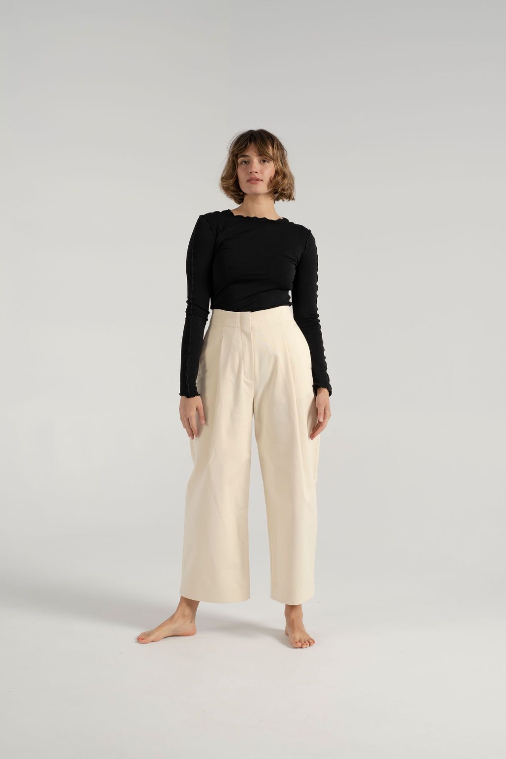 STUDIO NICHOLSON ドルドーニ／DORDONI 0 Studio Nicholson Dordoni Volume Ankle Crop Pant – Cedar