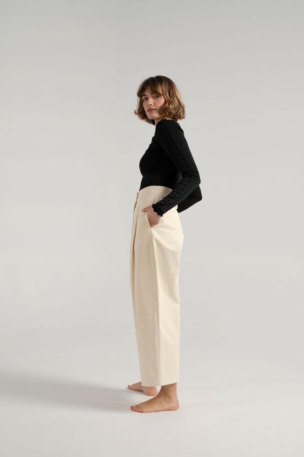 Studio Nicholson Dordoni Pants - cream | Garmentory