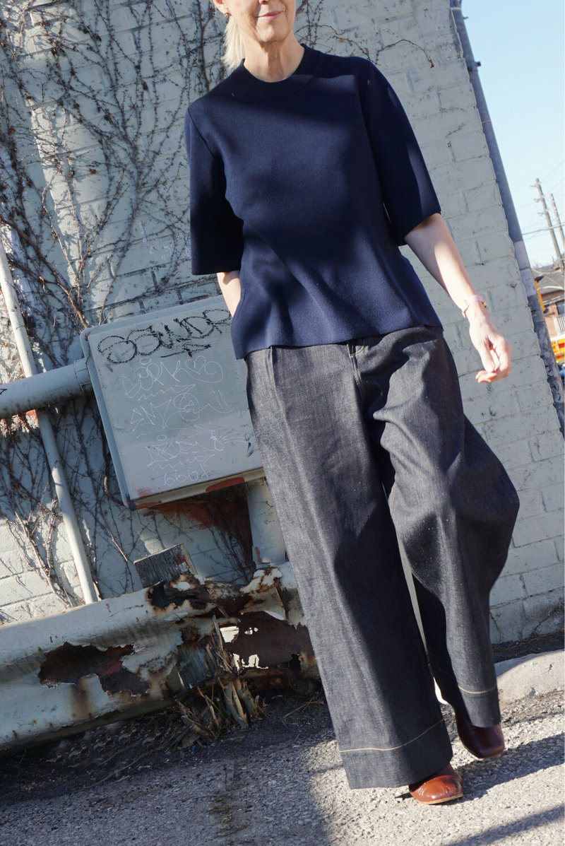 STUDIO NICHOLSON SEYMOUR SELVEDGE DENIM - INDIGO | Garmentory