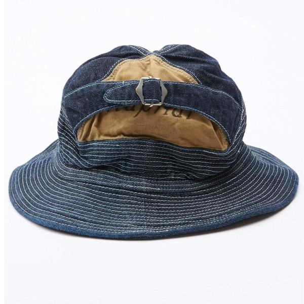 Kapital 12oz Denim The Old Man and the Sea Hat - Dark Indigo Kapital 12oz Denim The Old Man and the Sea Hat - Dark Indigo