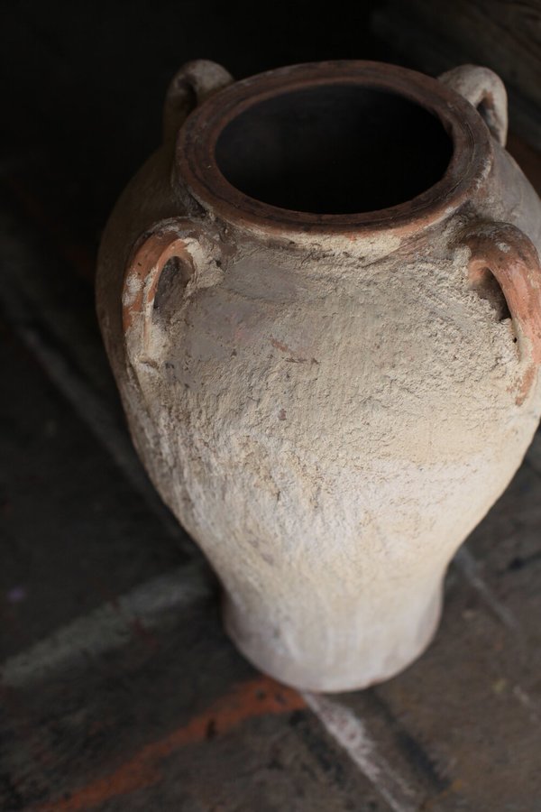 Vintage Antique Moroccan Olive Jar Vintage Antique Moroccan Olive Jar