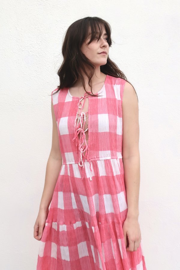 Little Tienda Fleur Dress - Pink/Lemonade