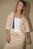 Milena Silvano Suede Kimono - Pink - Thumbnail 2