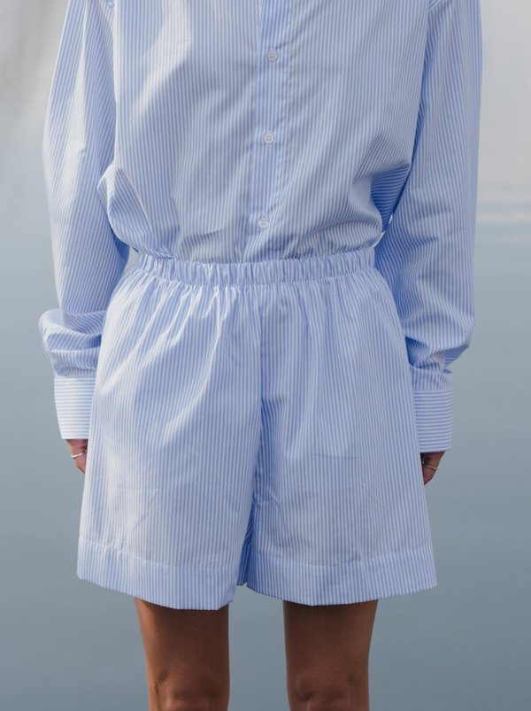 Baserange Ole Short - Blue Stripe | Garmentory