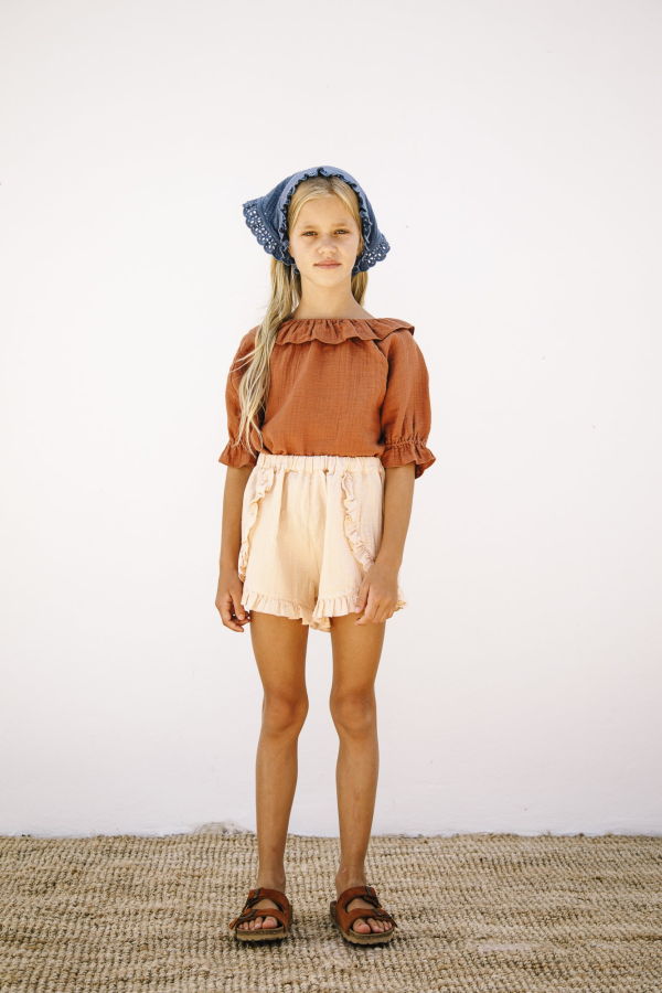 Kids Liilu Oana Blouse - Toffee