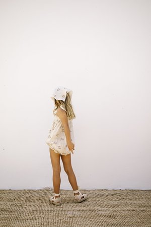 Kids Liilu Smocked Romper - Summer Blossom | Garmentory
