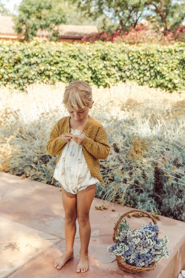 Kids Liilu Smocked Romper - Summer Blossom | Garmentory