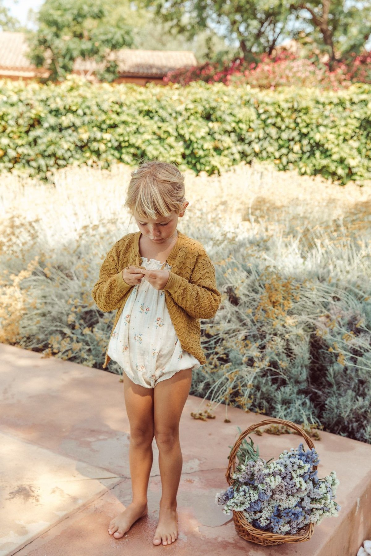 Kids Liilu Smocked Romper - Summer Blossom | Garmentory