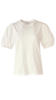Derek Lam Eva Puff Sleeve Tee - white - Thumbnail 5