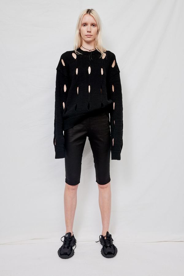 Theopen Product Cotton Cut-Out Sweater 