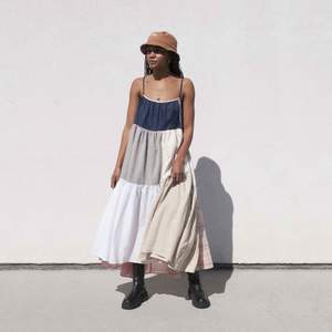 Neutral Patchwork Dress No. 11 Neutral Patchwork Dress No. 11