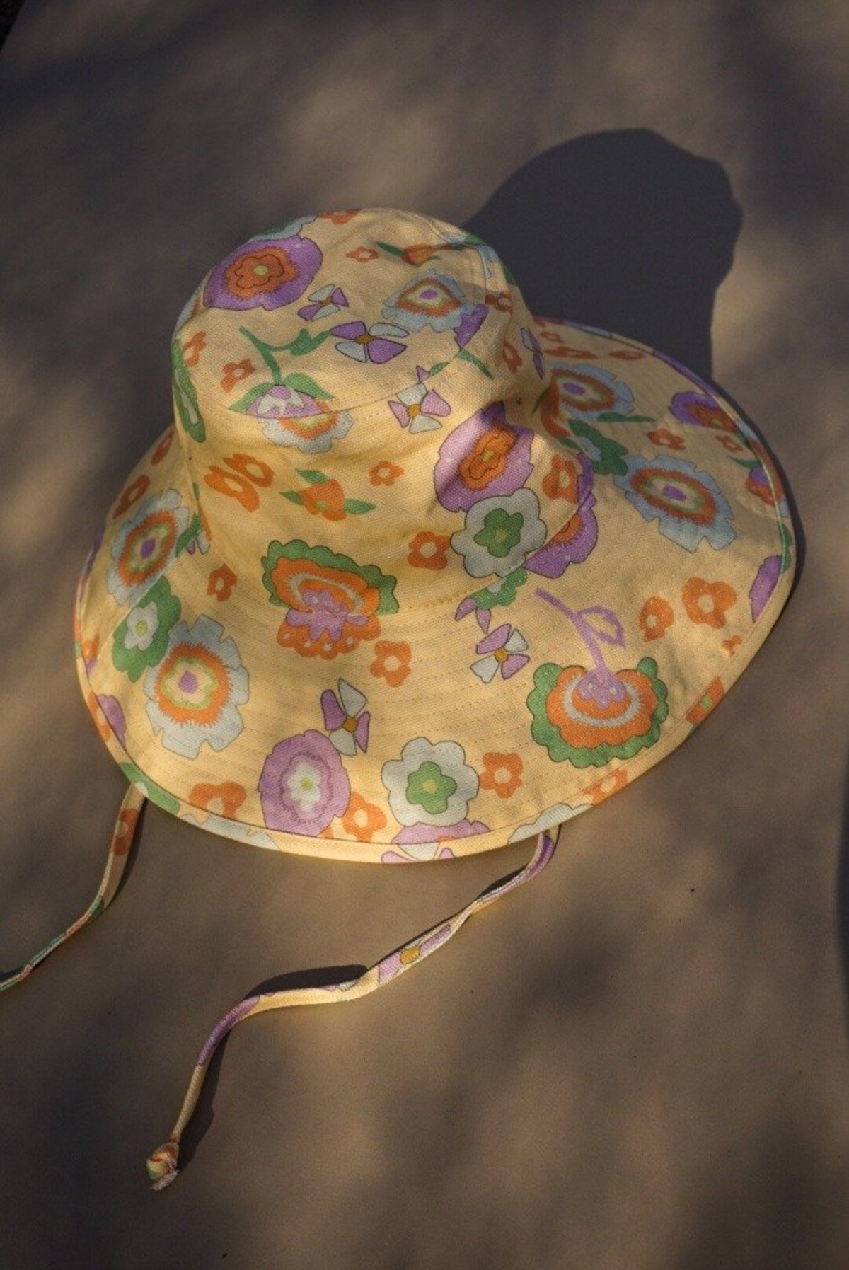 Lack Of Color Holiday Bucket Hat - Retro Floral | Garmentory display picture 1