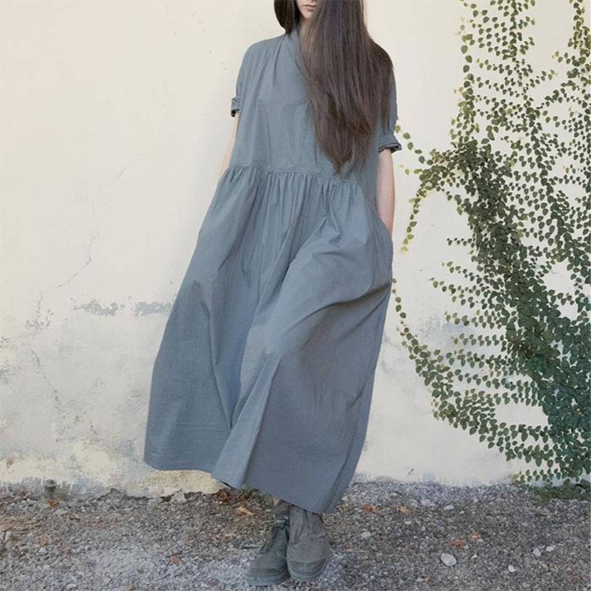album di famiglia WRINKLED KIMONO DRESS Album Di Famiglia