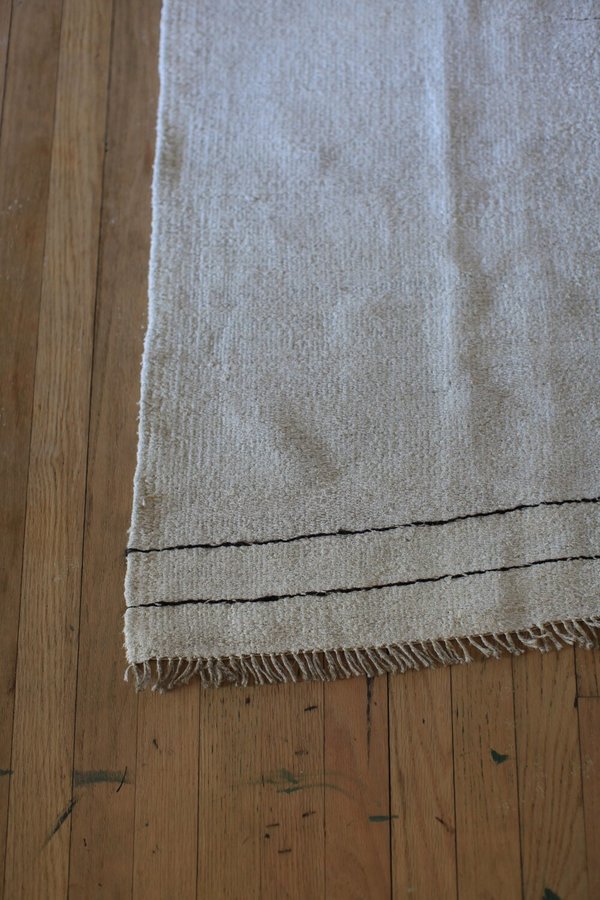 nomad collectiveHand-stitched Turkish Kilim rug - cream nomad collectiveHand-stitched Turkish Kilim rug - cream