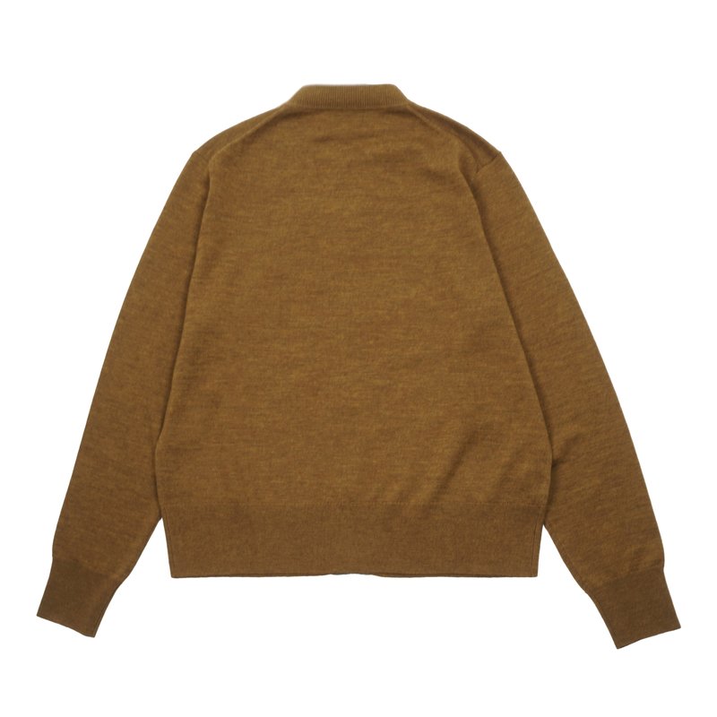 Studio Nicholson Chas Cardigan - Tobacco Multi | Garmentory