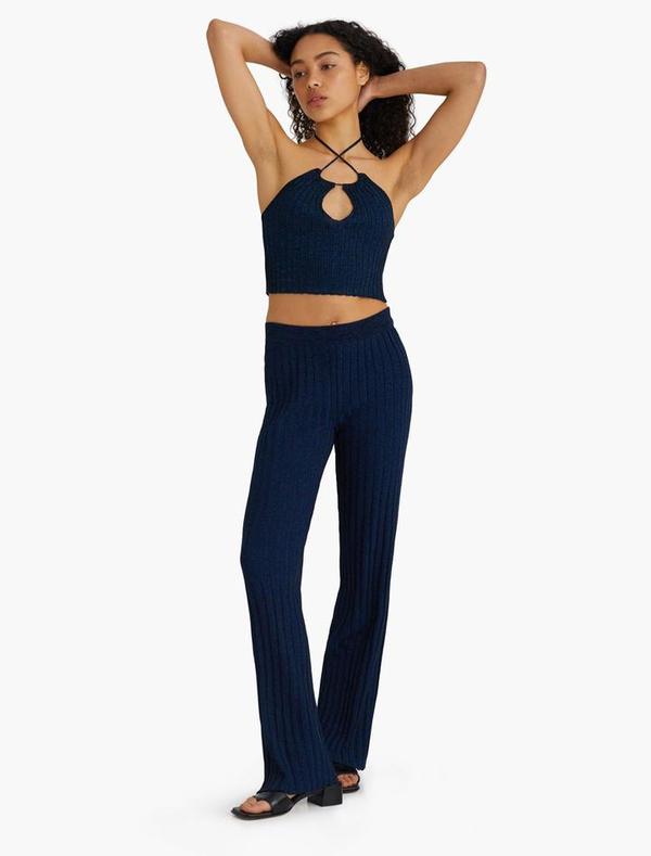 Paloma Wool Block Top - Navy | Garmentory