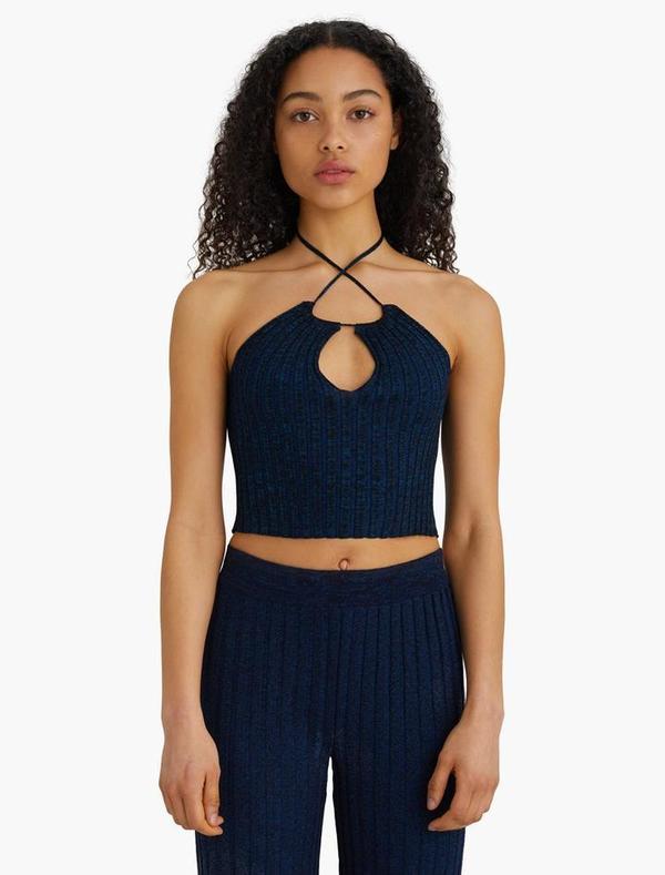 Paloma Wool Block Top - Navy | Garmentory