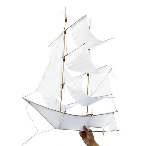 Sailing Ship Kite White Sailing Ship Kite White