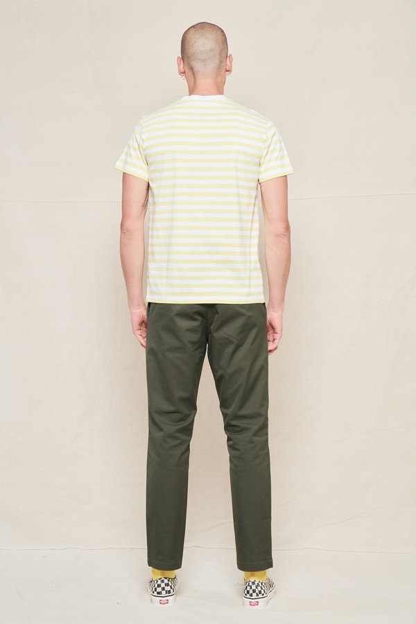 CARHARTT WIP Scotty Stripe Pocket T-Shirt - white CARHARTT WIP Scotty Stripe Pocket T-Shirt - white