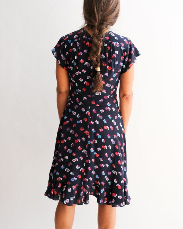 rebecca taylor floral midi dress Women's Emelia Printed Dress | Color: Alaskan Blue Multi