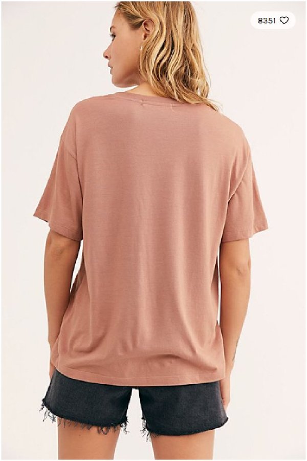 Rolling Stones Leopard Tongue Boyfriend Tee In Suede Rolling Stones Leopard Tongue Boyfriend Tee In Suede