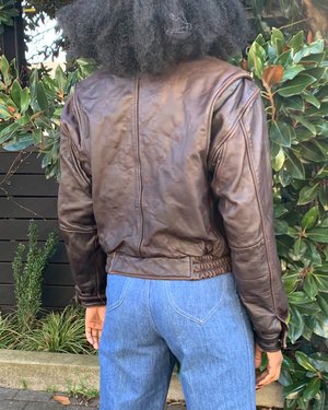 Vintage 90s Banana Republic Bomber jacket - brown | Garmentory