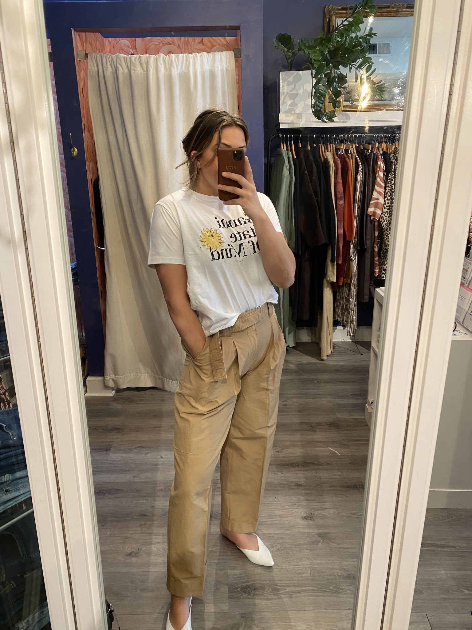 ganni basic cotton jersey