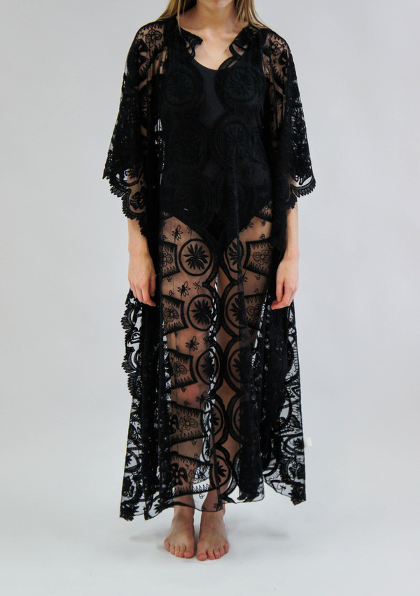 Jen's Pirate Booty Pixie Mykonos Kaftan - Black