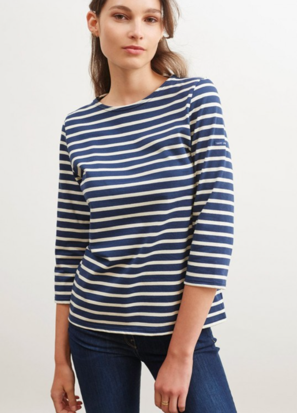 Saint James 3/4 Sleeve Shirt - Breton stripes - Image 2 of 4
