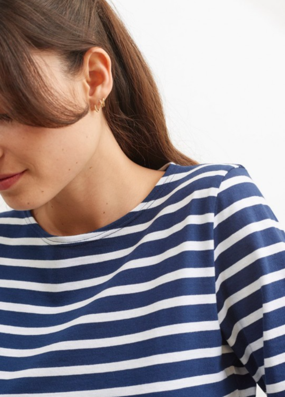 Saint James 3/4 Sleeve Shirt - Breton stripes - Image 3 of 4