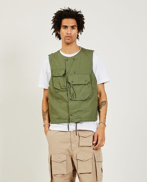 Engineered Garments Cover Vest - olive | Garmentory