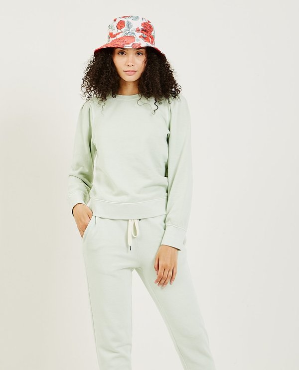 Ganni Recycled Tech ROSES Bucket Hat - Beige Ganni Recycled Tech ROSES Bucket Hat - Beige