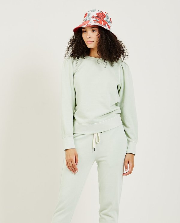 Ganni Recycled Tech ROSES Bucket Hat - Beige Ganni Recycled Tech ROSES Bucket Hat - Beige