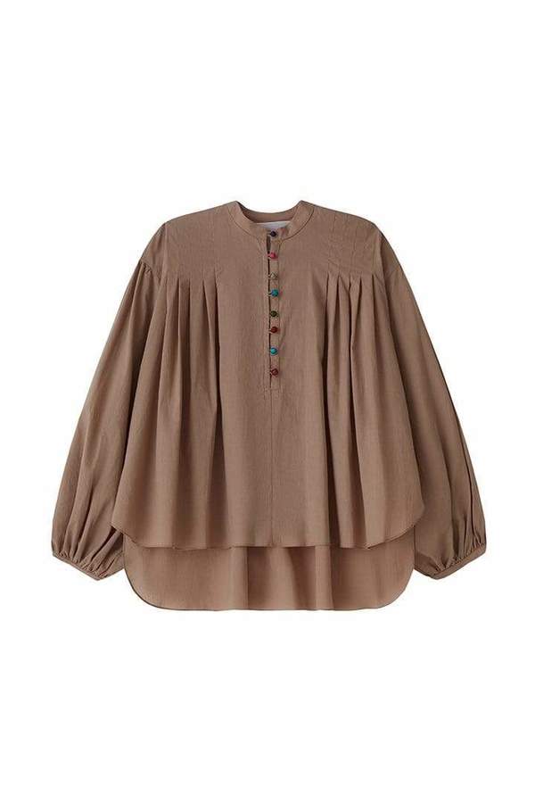 Bhumi Cotton Top - Walnut Bhumi Cotton Top - Walnut
