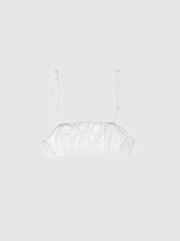 Cotton Cloud Bralette - White Cotton Cloud Bralette - White