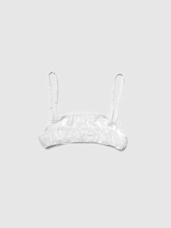 Cotton Cloud Bralette - White Cotton Cloud Bralette - White