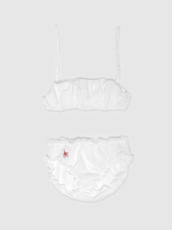 Cotton Cloud Bralette - White Cotton Cloud Bralette - White