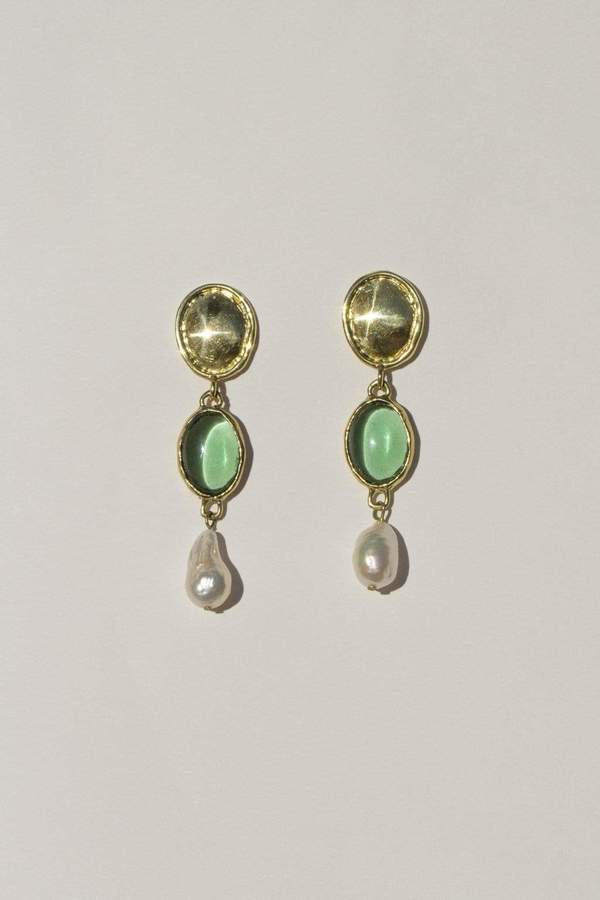 Mondo Mondo Sirena Earrings - Green Mondo Mondo Sirena Earrings - Green