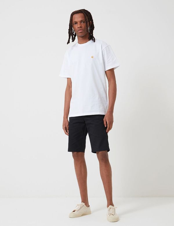 Carhartt-WIP Sid Shorts (Stretch Twill) - Black Rinsed Carhartt-WIP Sid Shorts (Stretch Twill) - Black Rinsed