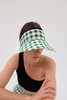 Beklina Tie Visor - Spinach Gingham - Thumbnail 1