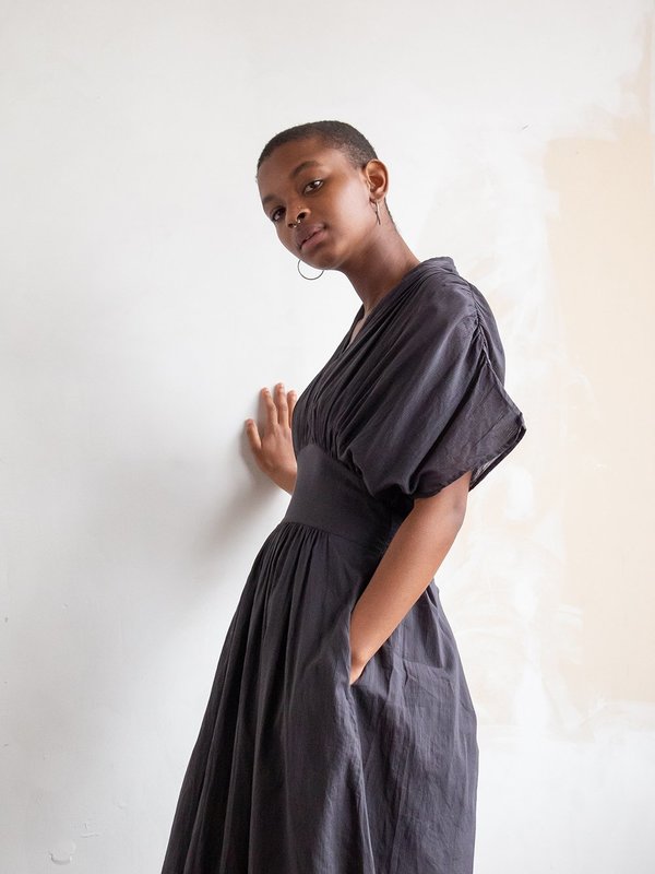 Elsa Esturgie Embleme Dress Carbon Garmentory