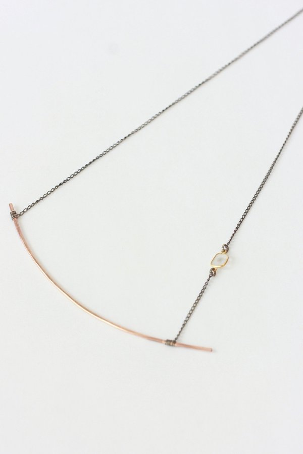 Alexis Russell Diamond Slice Ellipse Necklace Alexis Russell Diamond Slice Ellipse Necklace
