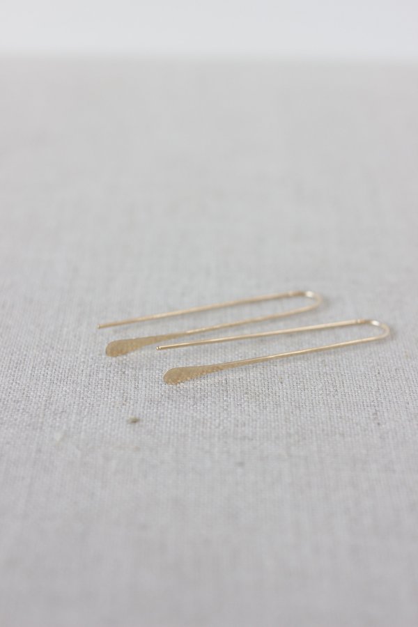 CLP Long Push Pin Goldfill Earrings CLP Long Push Pin Goldfill Earrings
